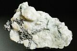 Native Silver in Calcite - Morocco #362828-1